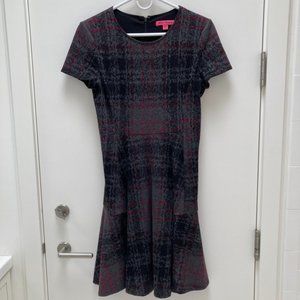 Betsey Johnson Plaid fit and flare dress